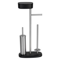 WENKO Toaletni stalak od nehrđajućeg čelika s policom Rivazza