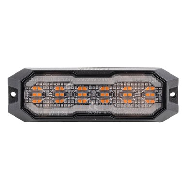 AMIO Bočno LED upozoravajuće svjetlo R65/R148 24 W 12V/24V, narančasto-crveno