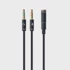 GEMBIRD Kabel audio stereo 3.5mm mini Jack/4PIN/ 0.2 m 2 x 3.5mm, crni