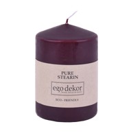 EGO DEKOR Tamnocrvena svijeća Eco candles Top, 25 h