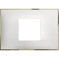 Ukrasni okvir R4819WD, 2M/3, bijela/zlatna