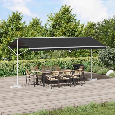 Tenda samostojeća, 5x3 m, poliester, antracit