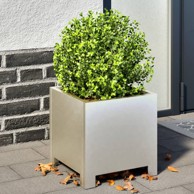 Vrtna sadilica antracit 30x30x30 cm od nehrđajućeg čelika