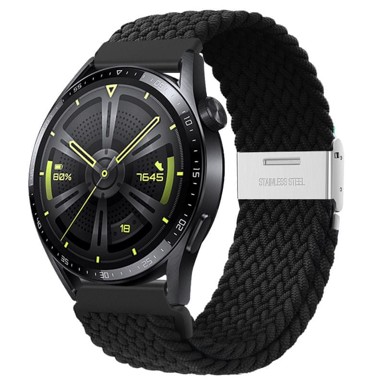 B-STRAP Elastic Nylon 2 remen za Xiaomi Amazfit Stratos 2/2S/3, black