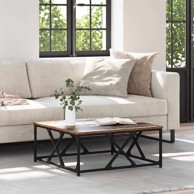 Stolić za kavu 70x70x30 cm konstruirano drvo, staro drvo 