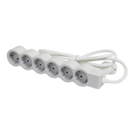 LEGRAND Produžni kabel 694572, 5 m, 6 utičnica, sivo-bijeli
