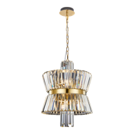 Visilica Aurelia, 8xE14, kromirani