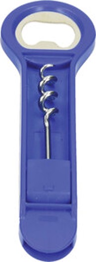 BONANZA Otvarač za boce 3u1, plavi