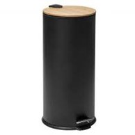 FIVE Kanta za smeće Bam 30L 29x36x65 cm inox crna