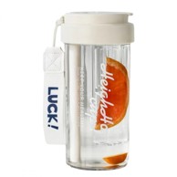 LIVEFY Šalica sa slamkom Simple 600 ml, bijela