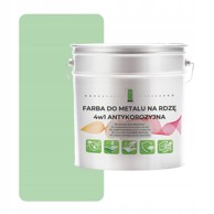 Metalna boja za hrđu 4 u 1 zelena RAL 6019 pocinčani čelik 5 l polumat