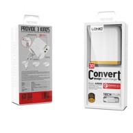 LDNIO Punjač Komplet adapter A2502Q, 220v, 2x USB, 1x QC 3.0, USB C kabel