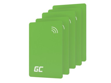 GREEN CELL Set NFC/RFID kartica EVGCAKNFC5, 5 komada, za pristup EV HabuDen sustavu
