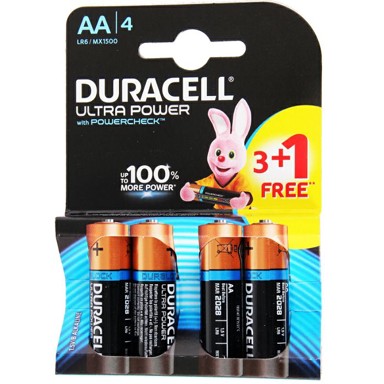 DURACELL Baterija Ultra, AA 3+1