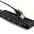 AXAGON USB hub HUE-C1A Superspeed USB-A Travel Hub, 4x USB 3.0 - 20cm, HUE-C1A