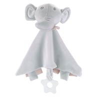 FREE 2 PLAY Bebina prva tješilica s grizalom Slonić, siva