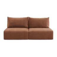 MAKAMII Ciglasta sklopiva/s prostorom za odlaganje sofa 216 cm Kalena, 216x102x86 cm