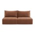 MAKAMII Ciglasta sklopiva/s prostorom za odlaganje sofa 216 cm Kalena, 216x102x86 cm