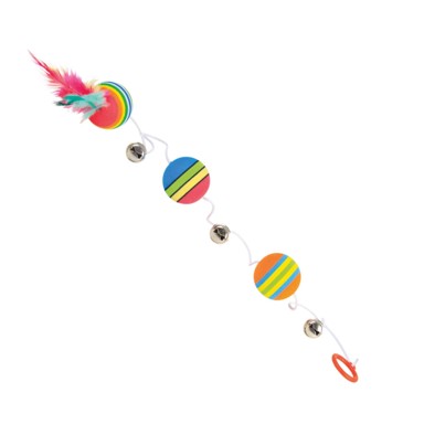 TRIXIE Loptice za mačke duga fi-3,5 cm/80 cm