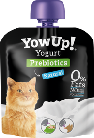 YOWUP! Jogurt za mačke Prebiotics Natural, 115 g