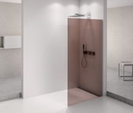 POLYSAN Tuš paravan ARCHITEX, 1062 mm, Marron staklo, krom