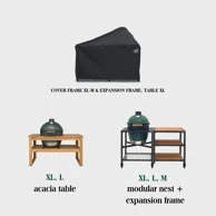 BIG GREEN EGG Pokrivalo Frame XL-M / Expansion frame / Table XL