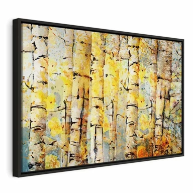 Slika Ljetne boje šume, jednodijelna, široka, 90x60 cm