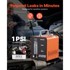 VEVOR Automobilski dimni uređaj za otkrivanje curenja SD712, 18 x 12 x 17 cm, crni
