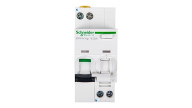 SCHNEIDER Diferencijalni prekidač 2P 20A B 0,03A tip AC iDPN N vigi A9D55620