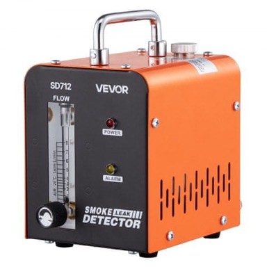 VEVOR Automobilski dimni uređaj za otkrivanje curenja SD712, 18 x 12 x 17 cm, crni