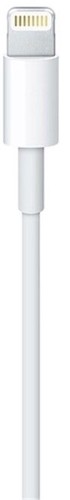 APPLE Kabel za punjenje i prijenos podataka USB-A - Lightning, M/M, 1 m, bijela (MXLY2ZM/A)