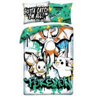 POKEMON Posteljina, 140 x 200 cm