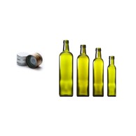 MARASCA Staklena boca 500 ml + čep 8 kom