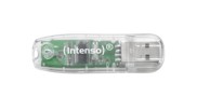 INTENSO USB memorijski stick Rainbow Line, USB 2.0, 32 GB proziran
