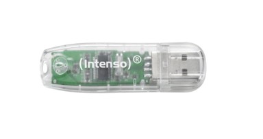 INTENSO USB memorijski stick Rainbow Line, USB 2.0, 32 GB proziran