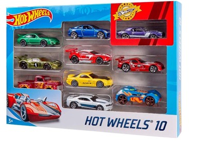 HOT WHEELS Ekskluzivni set automobila, 10 kom