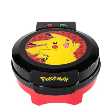 UNCANNY BRANDS Aparat za vafle WM1POKPIKEU Pokémon, crno-crveno-žuti
