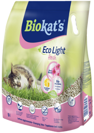 BIOKAT'S Pijesak za mačke Eco Light Fresh Cherry Blossom 5 L (3 kg)