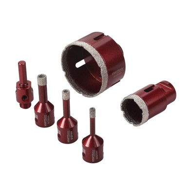 KRAFT&DELE Set dijamantnih kružnih pila, 6-dijelni, 6-68 mm