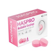 HASPRO Silikonski čepići za uši Mold6 roza, 12 kom