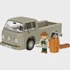 COBI Volkswagen T2a kamion s ravnom platformom, 1:35, siva 