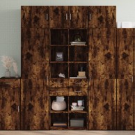 Visoka komoda boja hrasta 70x42,5x185 cm od konstruiranog drva