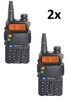 BAOFENG Ručna radiostanica UV-5R 5W, set 2 komada