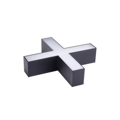 Konektor za LED linearnu svjetiljku, X oblik,15W, crni