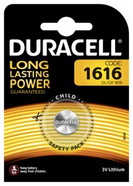 DURACELL Litijska baterija DL1616/CR1616, 1 kom