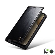 CASE ME Premium Preklopna futrola za Samsung Galaxy S24 Plus/S25 Plus Crna