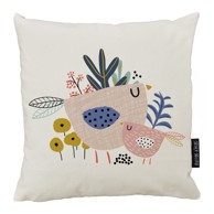 BUTTER KINGS Pamučni jastuk Bird Family, 45 x 45 cm