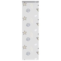 Rolo zavjesa za tuš s kazetom, 70x240 cm, morska zvijezda