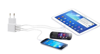 Punjač s 3 USB ulaza za mobilne uređaje