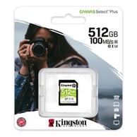 KINGSTON Memorijska kartica Canvas Select Plus, 512GB